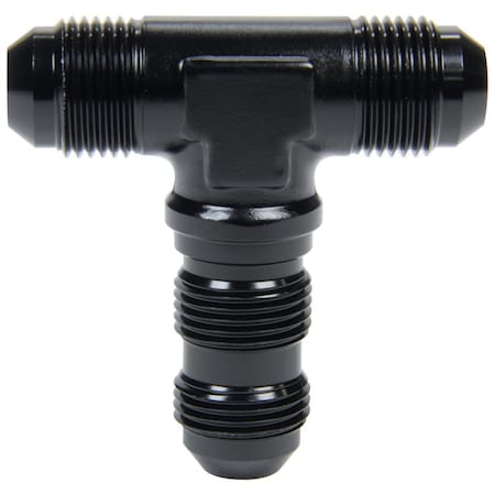 Allstar Performance 10AN Tee on the Side Bulkhead Fuel Fitting; Black ALL49634